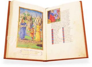 Buch Iesus und die Abhandlung der Grammatik von Donatus – Franco Cosimo Panini Editore – Ms. 2163 and Ms. 2167 – Biblioteca Trivulziana del Castello Sforzesco (Mailand, Italien)