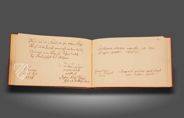 Ernst Theodor Langers Stammbuch – Müller & Schindler – Cod. Guelf. 276.3 – Herzog August Bibliothek (Wolfenbüttel, Deutschland)