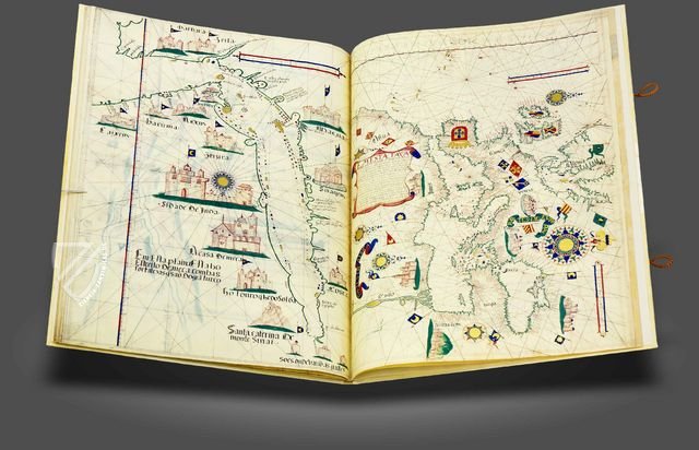 Atlas von Lázaro Luis – Xuntanza Editorial – MS-14-1 – Academia das Ciências de Lisboa (Lissabon, Portugal)