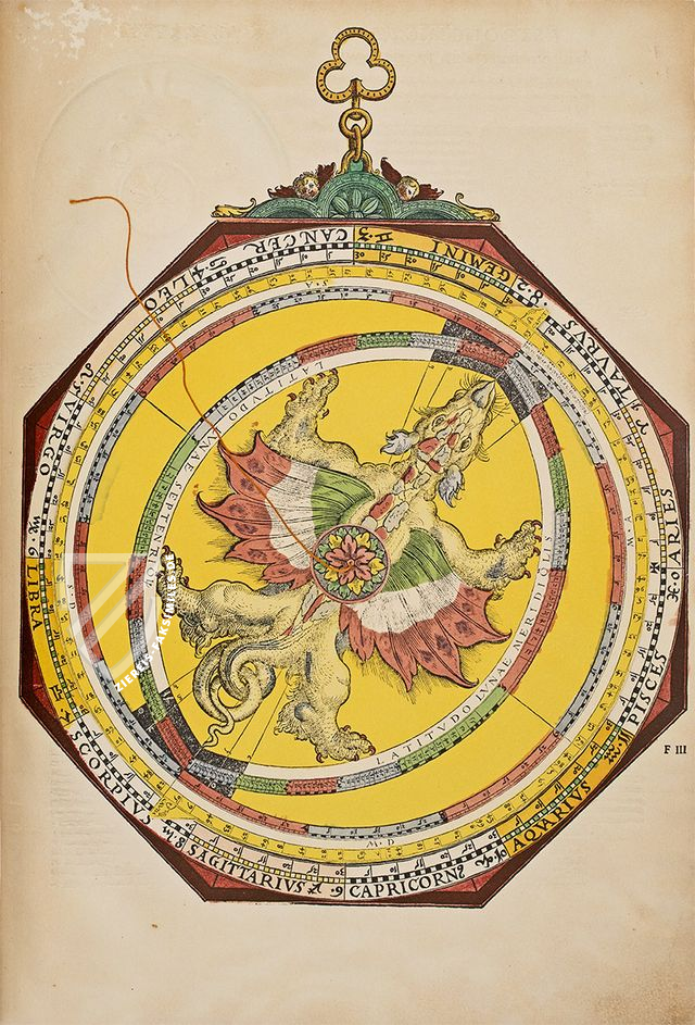 Astronomicum Caesareum – Edition Leipzig – Math Fol. p. 38 – Landesbibliothek (Gotha, Deutschland) Astronomicum Caesareum – Edition Leipzig – Math Fol. p. 38 – Landesbibliothek (Gotha, Deutschland)