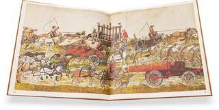 Triumphzug Kaiser Maximilians I. - Wiener Codex – Akademische Druck- u. Verlagsanstalt (ADEVA) – Inv. 25205 - Inv. 25263 – Albertina Museum (Wien, Österreich)