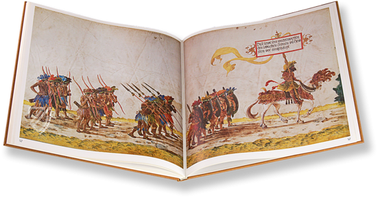Triumphzug Kaiser Maximilians I. - Grazer Codex – Akademische Druck- u. Verlagsanstalt (ADEVA) – Rara 1   III 11722 – Universitätsbibliothek Heidelberg (Heidelberg, Deutschland)