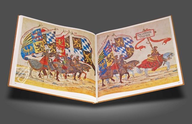 Triumphzug Kaiser Maximilians I. - Grazer Codex – Akademische Druck- u. Verlagsanstalt (ADEVA) – Rara 1   III 11722 – Universitätsbibliothek Heidelberg (Heidelberg, Deutschland)