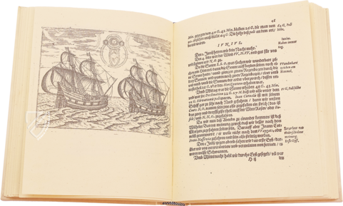 Warhafftige Relation. Derer dreyen newen unerhörten, seltzamen Schiffart, so die Holländischen und Seeländischen Schiff Anno 1594. 1595. Und 1596.  – Oceanum Verlag – 	
72-0596 – Deutsches Schifffahrtmuseum Bremerhaven (Bremerhaven, Deutschland)