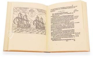 Warhafftige Relation. Derer dreyen newen unerhörten, seltzamen Schiffart, so die Holländischen und Seeländischen Schiff Anno 1594. 1595. Und 1596.  – Oceanum Verlag – 	
72-0596 – Deutsches Schifffahrtmuseum Bremerhaven (Bremerhaven, Deutschland)