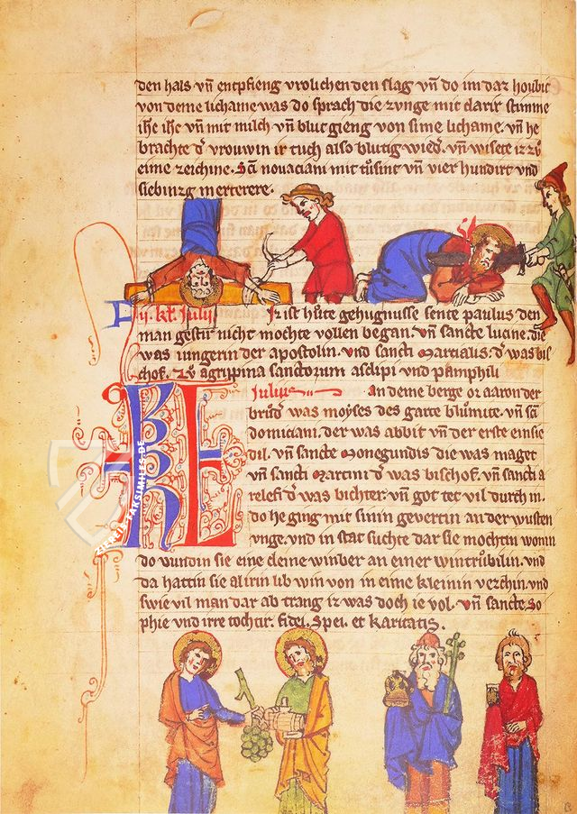 Jenaer Martyrologium – Belser Verlag – Ms. Bos. q. 3 – Thüringer Universitäts- und Landesbibliothek Jena (Jena, Deutschlan) Jenaer Martyrologium – Belser Verlag – Ms. Bos. q. 3 – Thüringer Universitäts- und Landesbibliothek Jena (Jena, Deutschlan)
