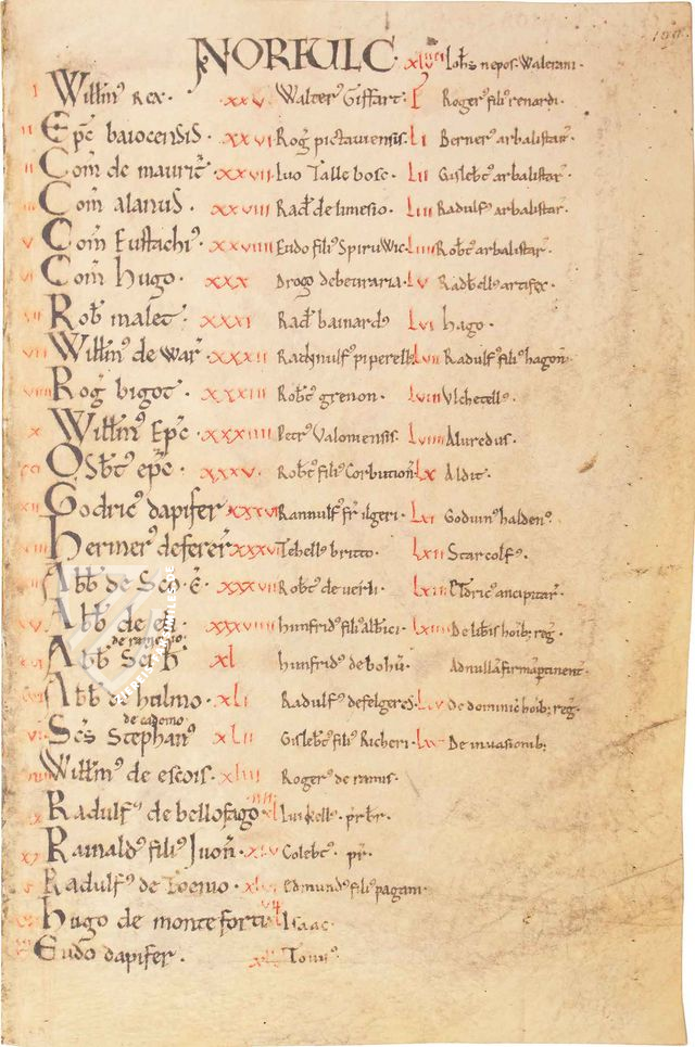 Little Domesday Book – Alecto Historical Editions – E 31/1/1, E 31/1/2, and E 31/1/3 – National Archives (London, Vereinigtes Königreich)