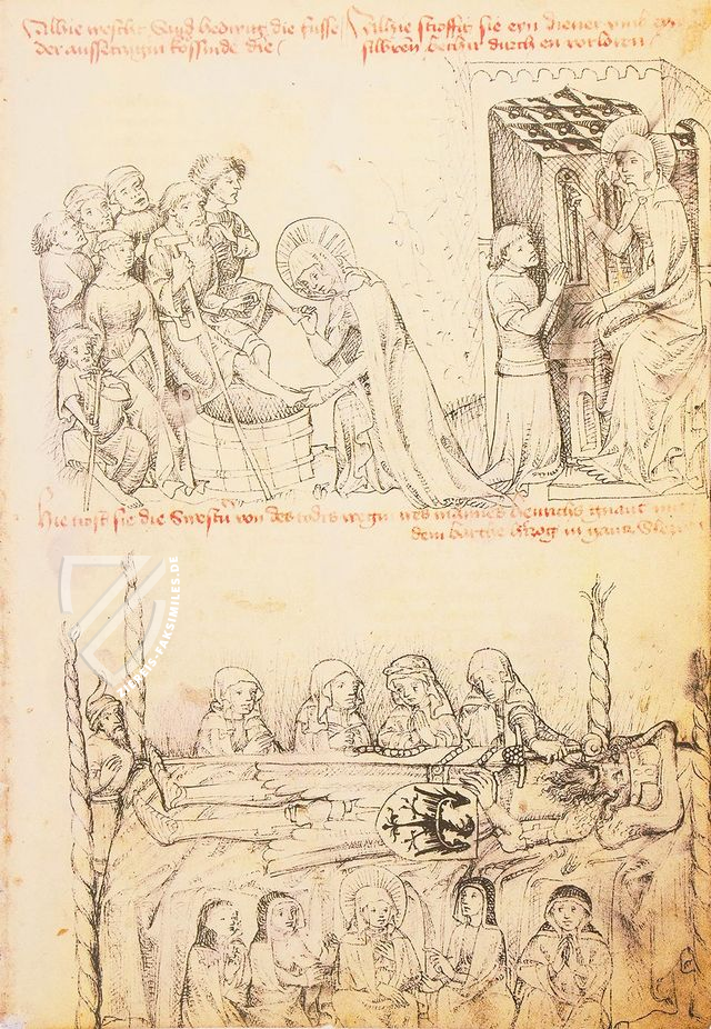 Legende der Heiligen Hedwig – Wydawnictwo Dolnoslaskie – IV F 192 – Universitätsbibliothek Breslau (Breslau, Polen)