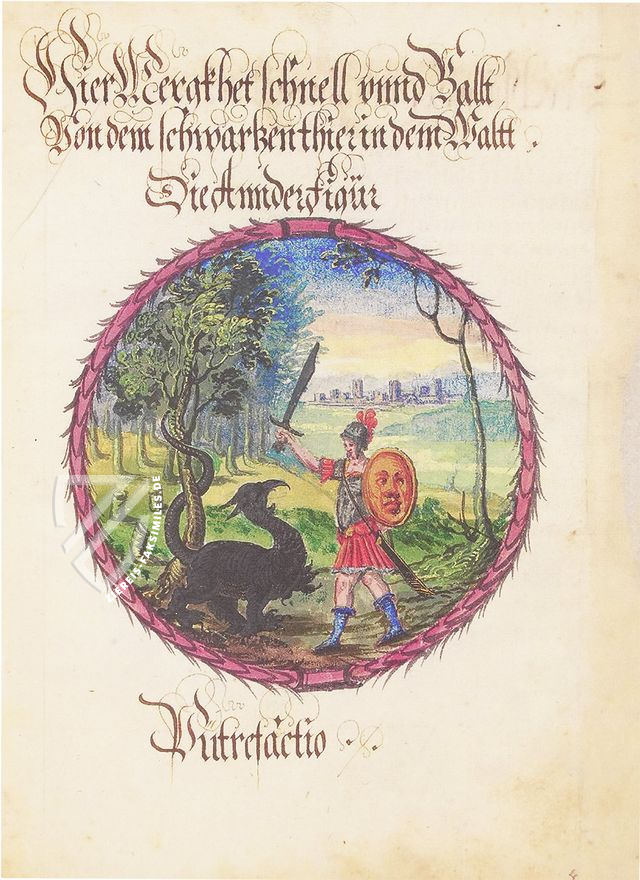 Alchemistisches Lehrgedicht von 1556 –  – Ms P 2177 – Zentralbibliothek Zürich (Zürich, Schweiz)