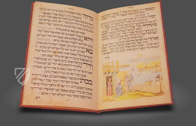 Seligmann Haggadah – Presses universitaires de Strasbourg – Manuscrit 5988 – Bibliothèque nationale et universitaire (Straßburg, Frankreich)