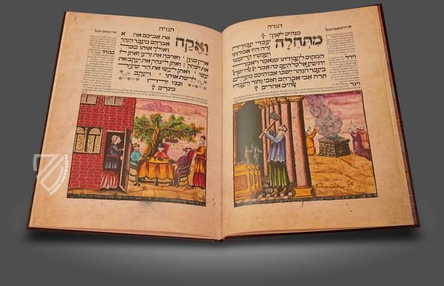 Kopenhagen Haggadah – Nahar and Steimatzky – MT9 Allony 273 – Königliche Bibliothek Kopenhagen (Kopenhagen, Dänemark)