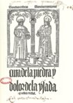 Cura de la Piedra y Dolor de la Ijada y Colica Rrenal – Vicent Garcia Editores – Inc. 205 – Biblioteca Histórico Médica de la Universidad de València (Valencia, Spanien)