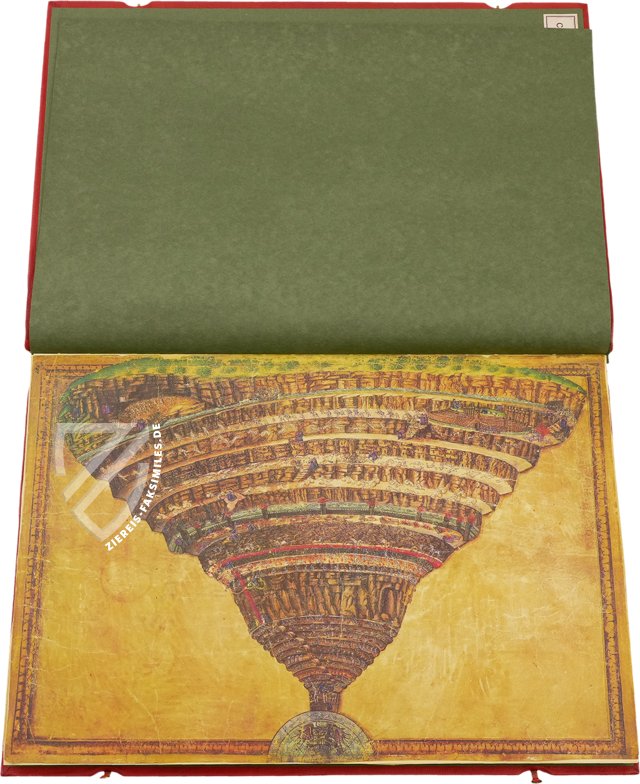 Dante Alighieri - Göttliche Komödie mit Illustrationen von Sandro Botticelli – Belser Verlag – Reg. Lat. 1896 – Biblioteca Apostolica Vaticana (Vatikanstadt, Vatikanstadt)