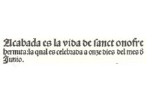 Das Leben des Heiligen Onophrios – Vicent Garcia Editores – CF/3(1) – Biblioteca Històrica de la Universitat de València (Valencia, Spanien)