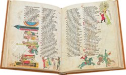 Der Welsche Gast – Ms. Memb I 120 – Forschungs- und Landesbibliothek (Ghota, Deutschland) Faksimile