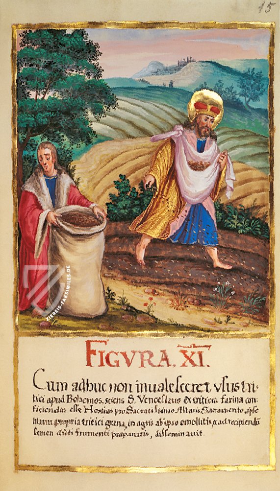 Die Vita des heiligen Wenzel (Ausgabe mit Echtvergoldung) Faksimile