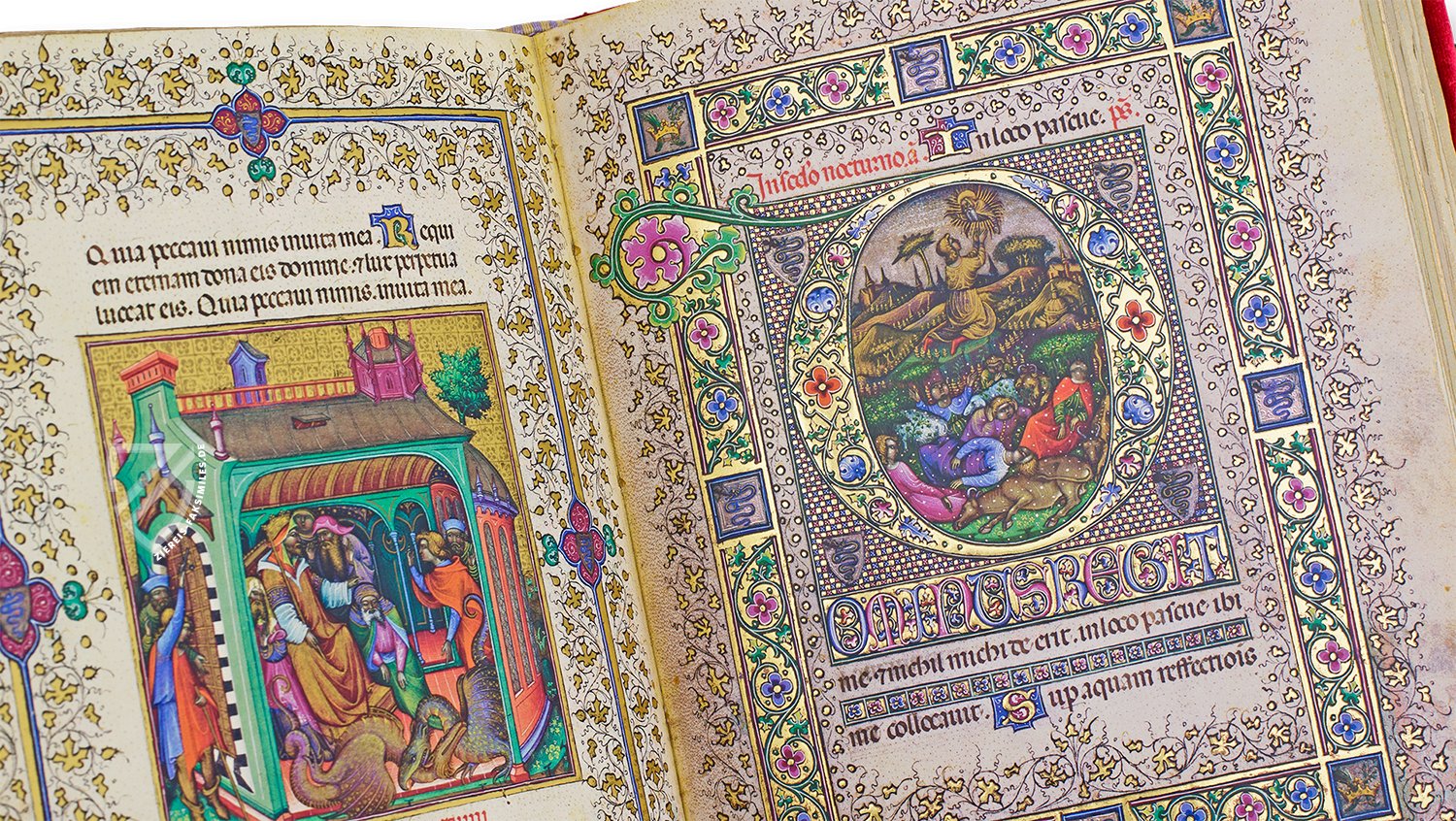 Ein Zeugnis des Reichtums des Herzogtums Mailand (Stundenbuch der Visconti, Wohl Mailand (Italien) — Um 1390, vollendet nach 1428)