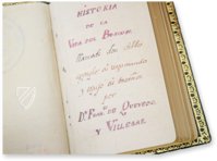 El Buscón (Manuscript B) – Millennium Liber – Inv. 15513 – Biblioteca Lázaro Galdiano (Madrid, Spanien)