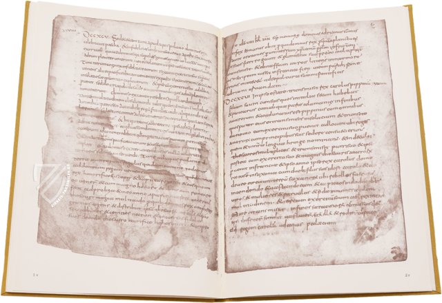 Fragment der Lorscher Annalen – Akademische Druck- u. Verlagsanstalt (ADEVA) – Cod. Vindob. 515 – Österreichische Nationalbibliothek (Wien, Österreich)