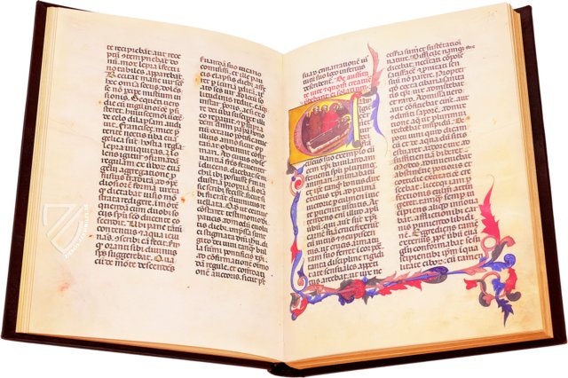 Franz von Assisi - Legenda Maior – Vallecchi – Ms. Vittorio Emanuele 411 – Biblioteca Nazionale Centrale di Roma (Rom, Italien)