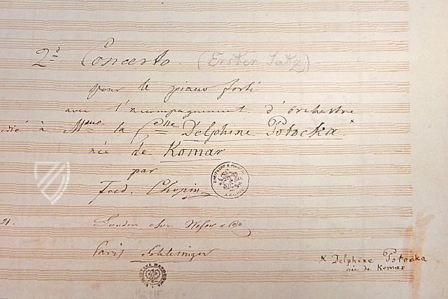 Frédéric Chopin - Konzert in f-Moll – Maruzen-Yushodo Co. Ltd. – Biblioteka Narodowa (Warschau, Polen)