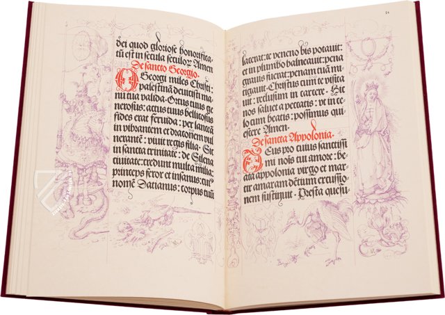 Gebetbuch Kaiser Maximilians mit den Randzeichnungen von Albrecht Dürer und Lucas Cranach dem Älteren – Prestel Verlag – 2 L.impr.membr. 64 / 67633 – Bayerische Staatsbibliothek (München, Deutschland) / Bibliothèque Municipale (Besançon, Frankr