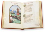 Gedicht von der Eroberung Granadas – 604 (1339)-XIV-D-14 – Bibliothèque du Château (Chantilly, Frankreich) Faksimile