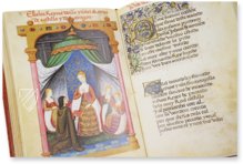 Gedicht von der Eroberung Granadas – Edilan – 604 (1339)-XIV-D-14 – Bibliothèque et Archives du Château (Chantilly, Frankreich)