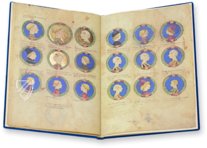 Genealogie der Prinzen von Este – a.L.5.16 = Ital. 720 – Biblioteca Estense Universitaria (Modena, Italien) Faksimile