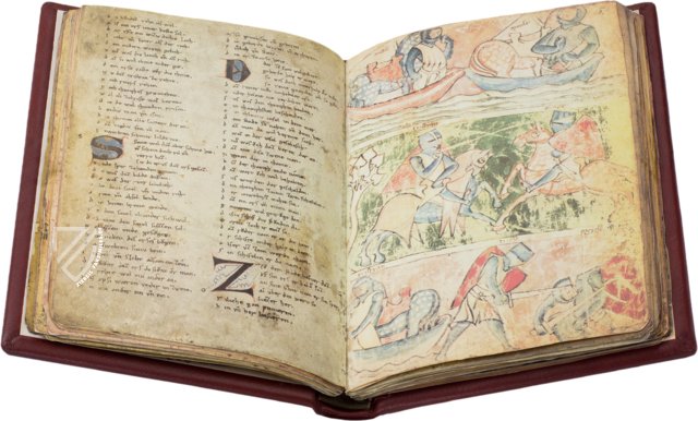 Gottfried von Straßburg: Tristan und Isolde – Cgm 51 – Bayerische Staatsbibliothek (München, Deutschland) Faksimile