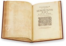 Historia Naturalis: De Exanguibus Acuaticis et Serpentibus – Siloé, arte y bibliofilia – Privatsammlung