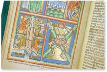 Illustrierte Bibel von Den Haag – Orbis Mediaevalis – MS 76 F5
 – Koninklijke Bibliotheek Den Haag (Den Haag, Niederlande)