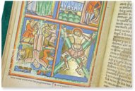 Illustrierte Bibel von Den Haag – Orbis Mediaevalis – MS 76 F5
 – Koninklijke Bibliotheek Den Haag (Den Haag, Niederlande)