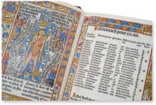 Inkunabel-Stundenbuch in lateinischer und französischer Sprache illuminiert für den Condottiere Ferrante d'Este – I 2719 – Biblioteca Nacional de España (Madrid, Spanien) Faksimile