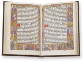 Inkunabel-Stundenbuch in lateinischer und französischer Sprache illuminiert für den Condottiere Ferrante d'Este – Millennium Liber – I 2719 – Biblioteca Nacional de España (Madrid, Spanien)