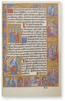 Inkunabel-Stundenbuch in lateinischer und französischer Sprache illuminiert für den Condottiere Ferrante d'Este – Millennium Liber – I 2719 – Biblioteca Nacional de España (Madrid, Spanien)