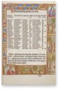 Inkunabel-Stundenbuch in lateinischer und französischer Sprache illuminiert für den Condottiere Ferrante d'Este – Millennium Liber – I 2719 – Biblioteca Nacional de España (Madrid, Spanien)