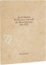 Jakob Murers Weißenauer Chronik des Bauernkrieges 1525 – Jan Thorbecke Verlag – ZA Ms 54  – Fürstlich-Waldburg-Zeil'sches Gesamtarchiv (Leutkirch, Deutschland)