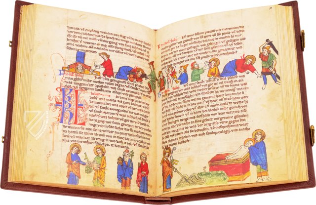 Jenaer Martyrologium – Belser Verlag – Ms. Bos. q. 3|Fragm. oS 17.2|Fragment 21 a/b – Thüringer Universitäts- und Landesbibliothek (Jena, Deutschland)