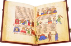 Jenaer Martyrologium – Belser Verlag – Ms. Bos. q. 3|Fragm. oS 17.2|Fragment 21 a/b – Thüringer Universitäts- und Landesbibliothek (Jena, Deutschland)