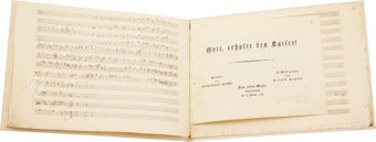 Joseph Haydn – Gott! Erhalte Franz den Kaiser – Akademische Druck- u. Verlagsanstalt (ADEVA) – Mus. Hs. 16.501 – Österreichische Nationalbibliothek (Wien, Österreich)