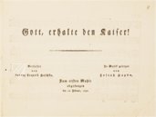 Joseph Haydn – Gott! Erhalte Franz den Kaiser – Akademische Druck- u. Verlagsanstalt (ADEVA) – Mus. Hs. 16.501 – Österreichische Nationalbibliothek (Wien, Österreich)