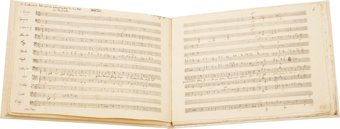 Joseph Haydn – Gott! Erhalte Franz den Kaiser – Mus. Hs. 16.501 – Österreichische Nationalbibliothek (Wien, Österreich) Faksimile