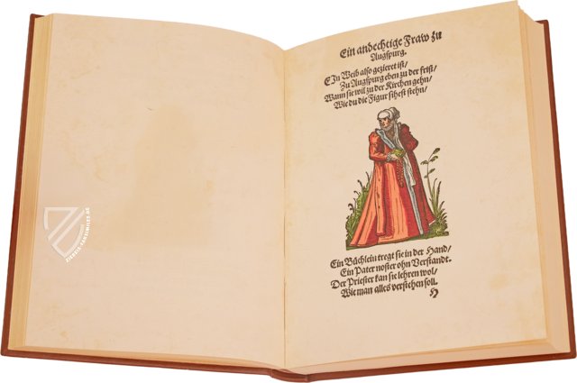 Jost Amman: Frauentrachtenbuch – Insel-Verlag Anton Kippenberger – Forschungsbibliothek Gotha (Erfurt, Deutschland)