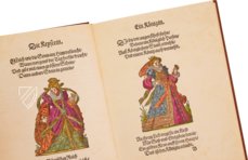 Jost Amman: Frauentrachtenbuch – Insel-Verlag Anton Kippenberger – Forschungsbibliothek Gotha (Erfurt, Deutschland)