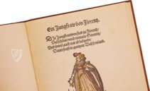 Jost Amman: Frauentrachtenbuch – Insel-Verlag Anton Kippenberger – Forschungsbibliothek Gotha (Erfurt, Deutschland)