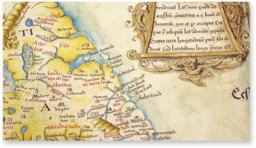 Karte der Britischen Inseln König Heinrichs VIII. – B.L. Cotton MS Augustus I.i.9 – British Library (London, Großbritannien) Faksimile