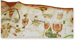 Karte von Juan de la Cosa – Testimonio Compañía Editorial – MN 257 – Museo Naval (Madrid, Spanien)