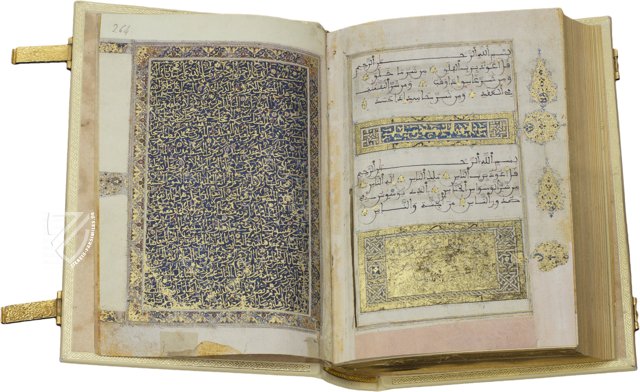 Koran des Muley Zaidan – Testimonio Compañía Editorial – MS Árabe  1340 – Real Biblioteca del Monasterio (San Lorenzo de El Escorial, Spanien)