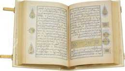 Koran des Muley Zaidan – Testimonio Compañía Editorial – MS Árabe  1340 – Real Biblioteca del Monasterio (San Lorenzo de El Escorial, Spanien)